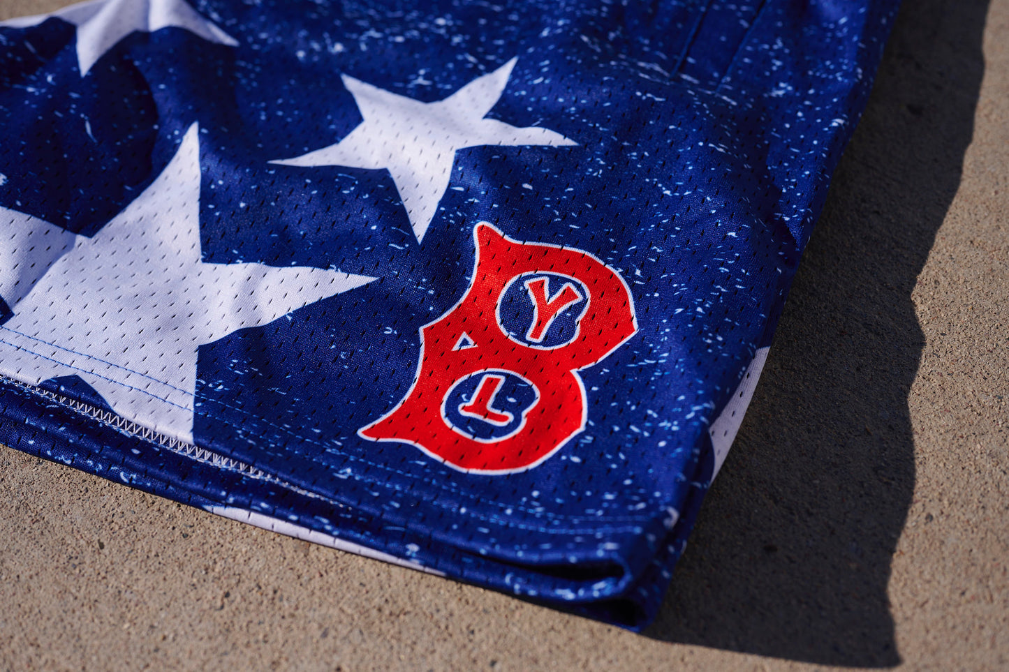 BYL "U ARE A STAR" Mesh Shorts Blue